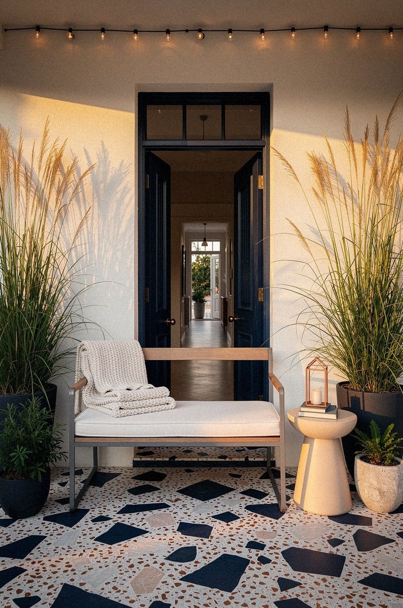 Frame the Threshold with Upright Grasses