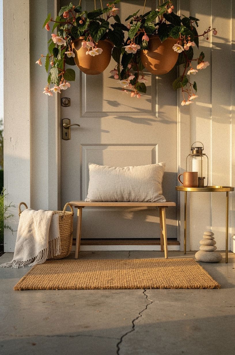 Hang Shade-Loving Begonias Above the Mat