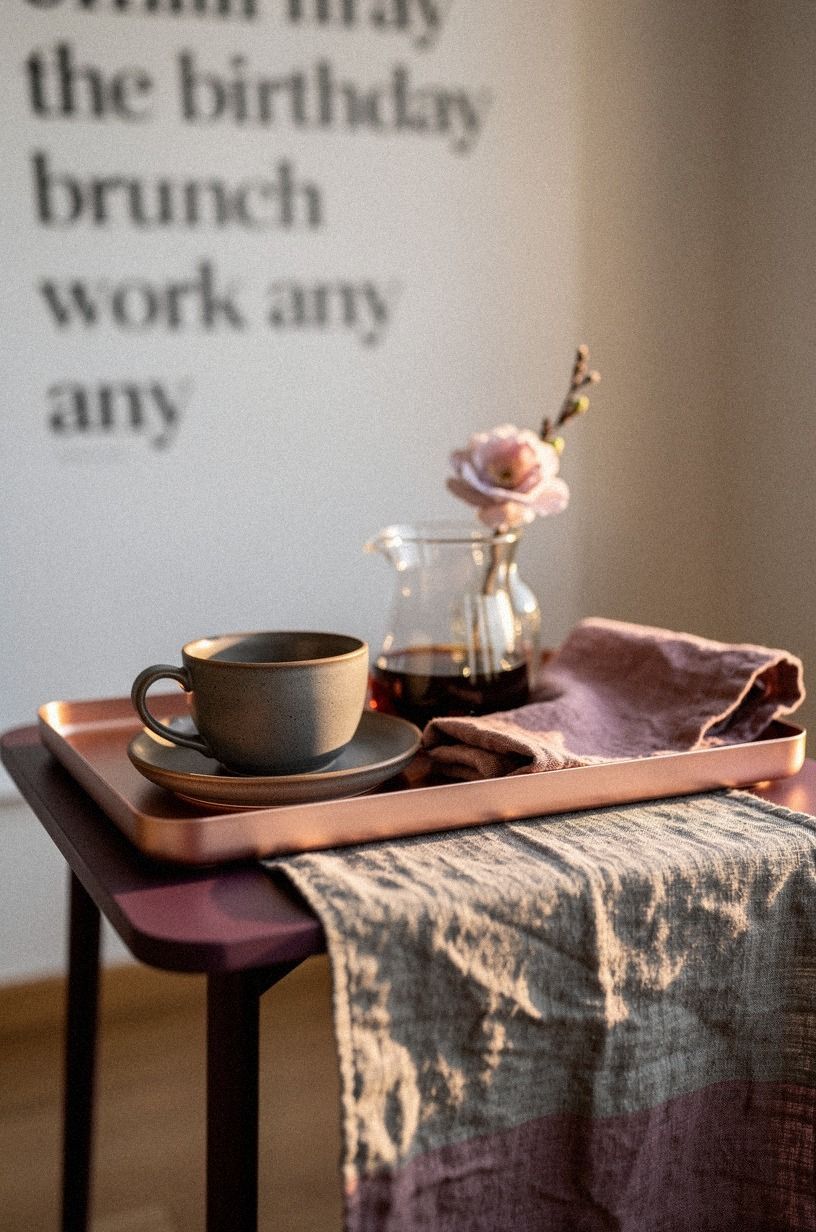 Create a Coffee Corner With the One-Tray Rule