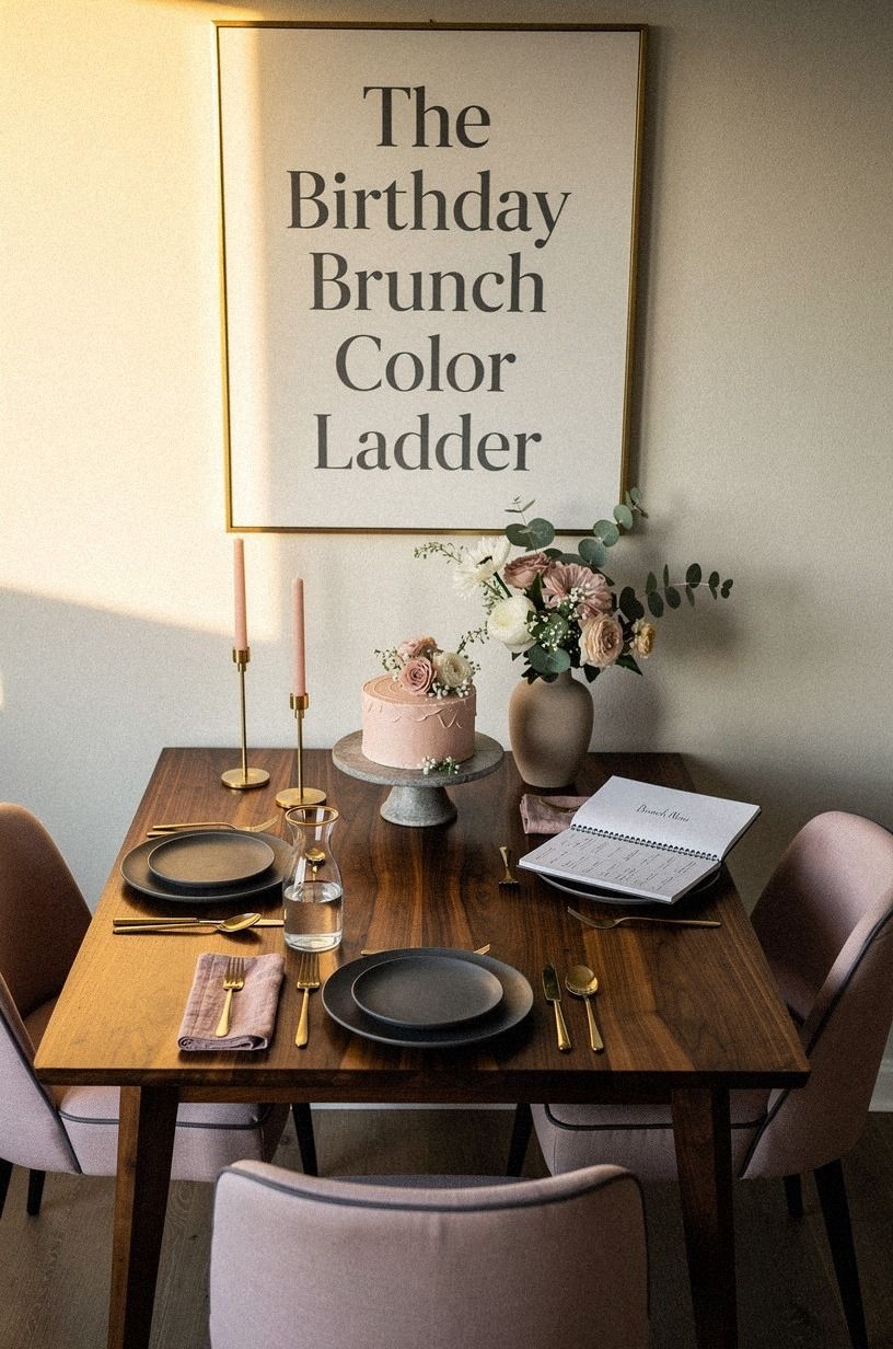 The Birthday Brunch Color Ladder
