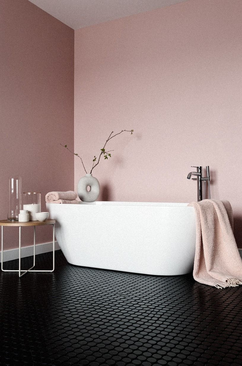 15 Black Floor Bathroom Designs That Anchor the Whole Room With Ease