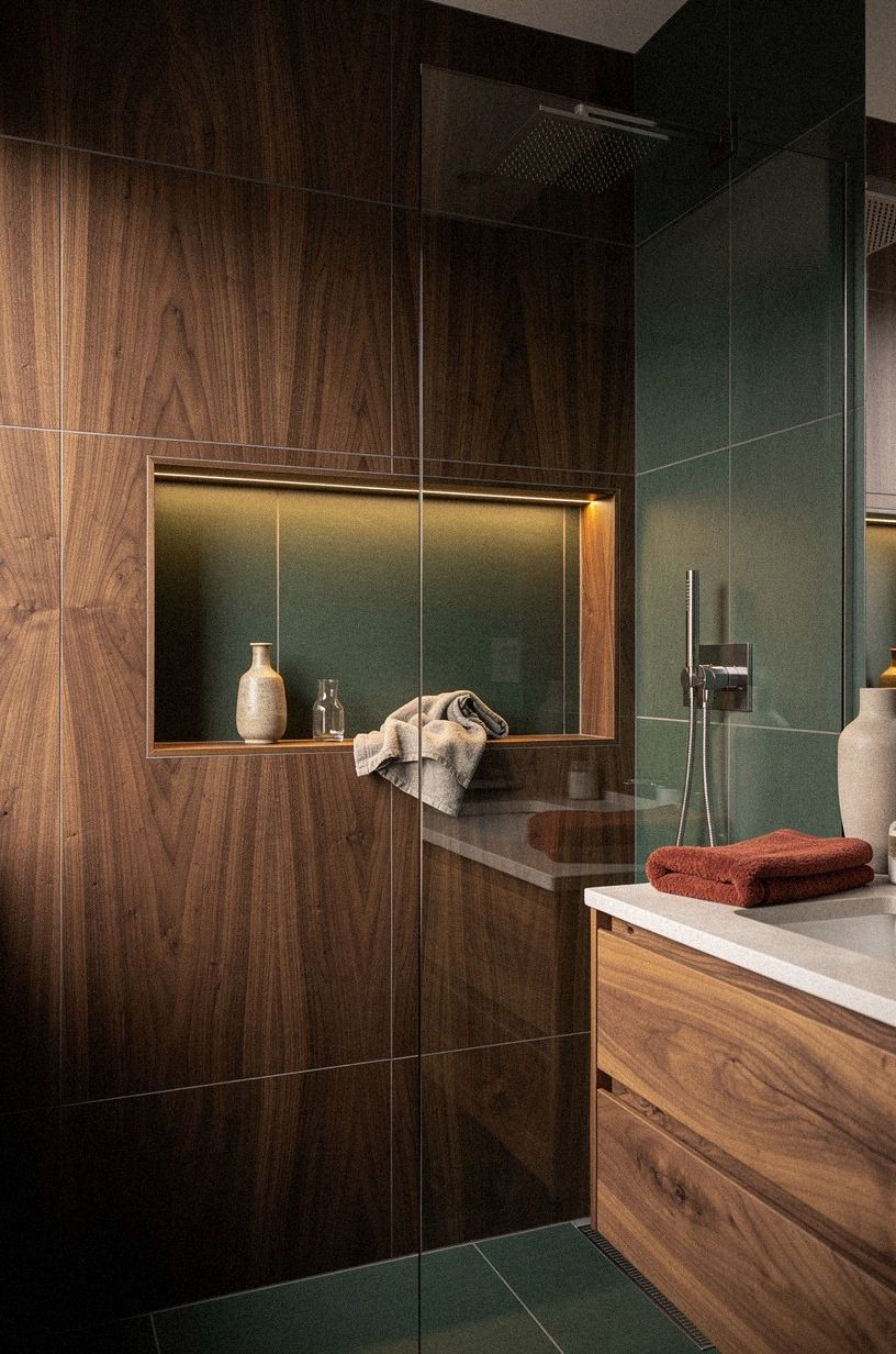 Cut a Recessed Niche Into the Shower Wall