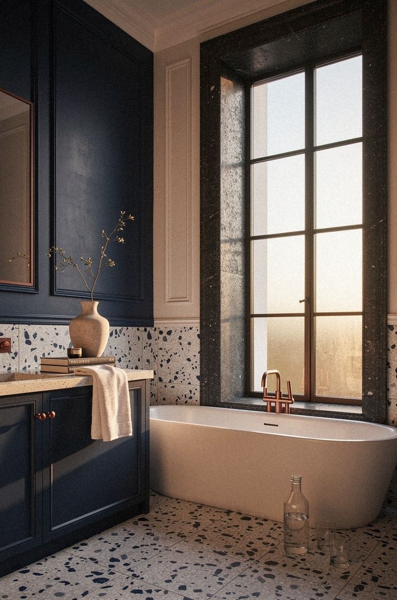 Frame the Window With Dark Stone