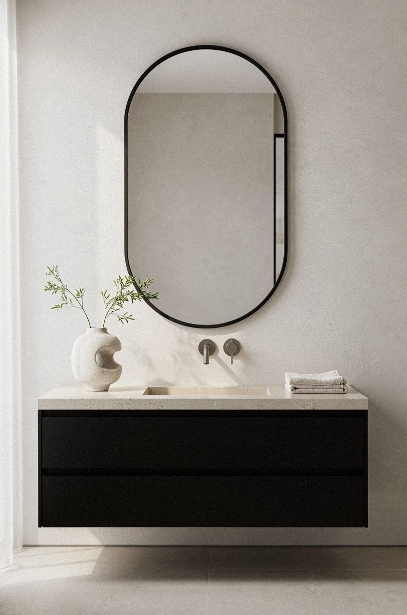 Frame the Mirror With a Rounded Shape