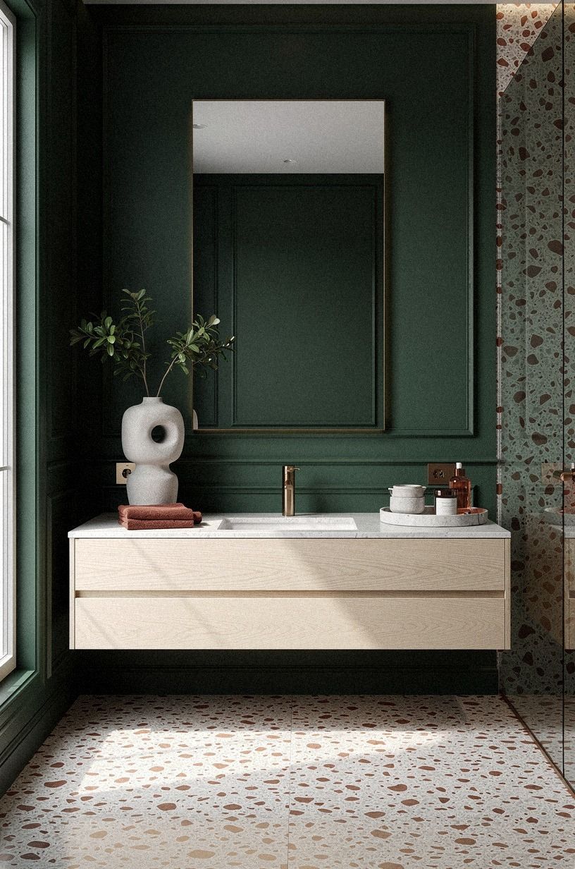 Why I Floated the Pale Oak Vanity