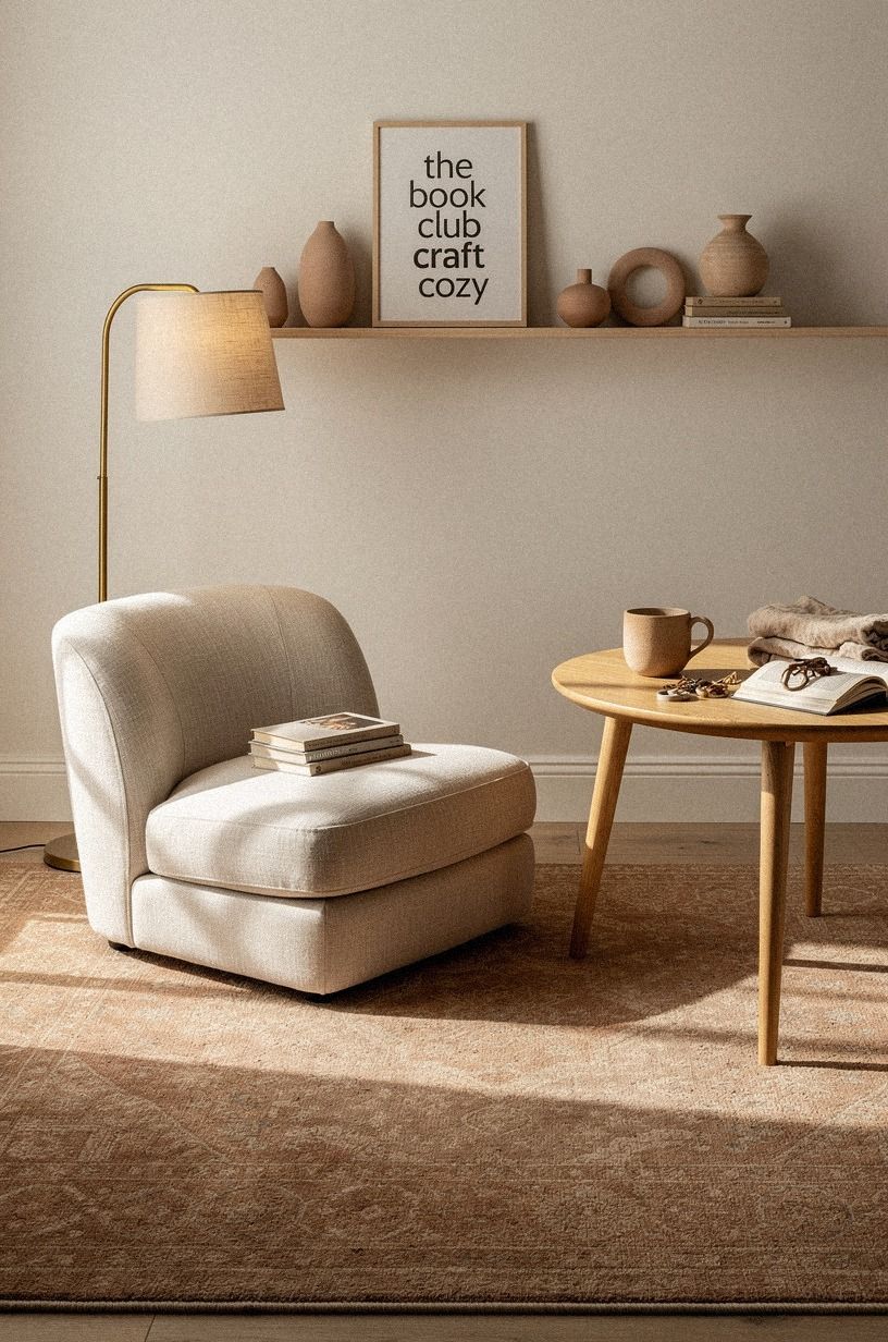 Anchor the Craft Zone With a Rug Big Enough to Overlap Furniture