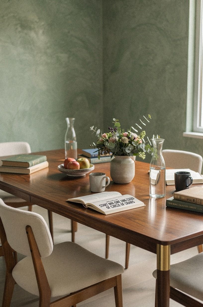 Start With One Long Table Instead of a Circle of Chairs