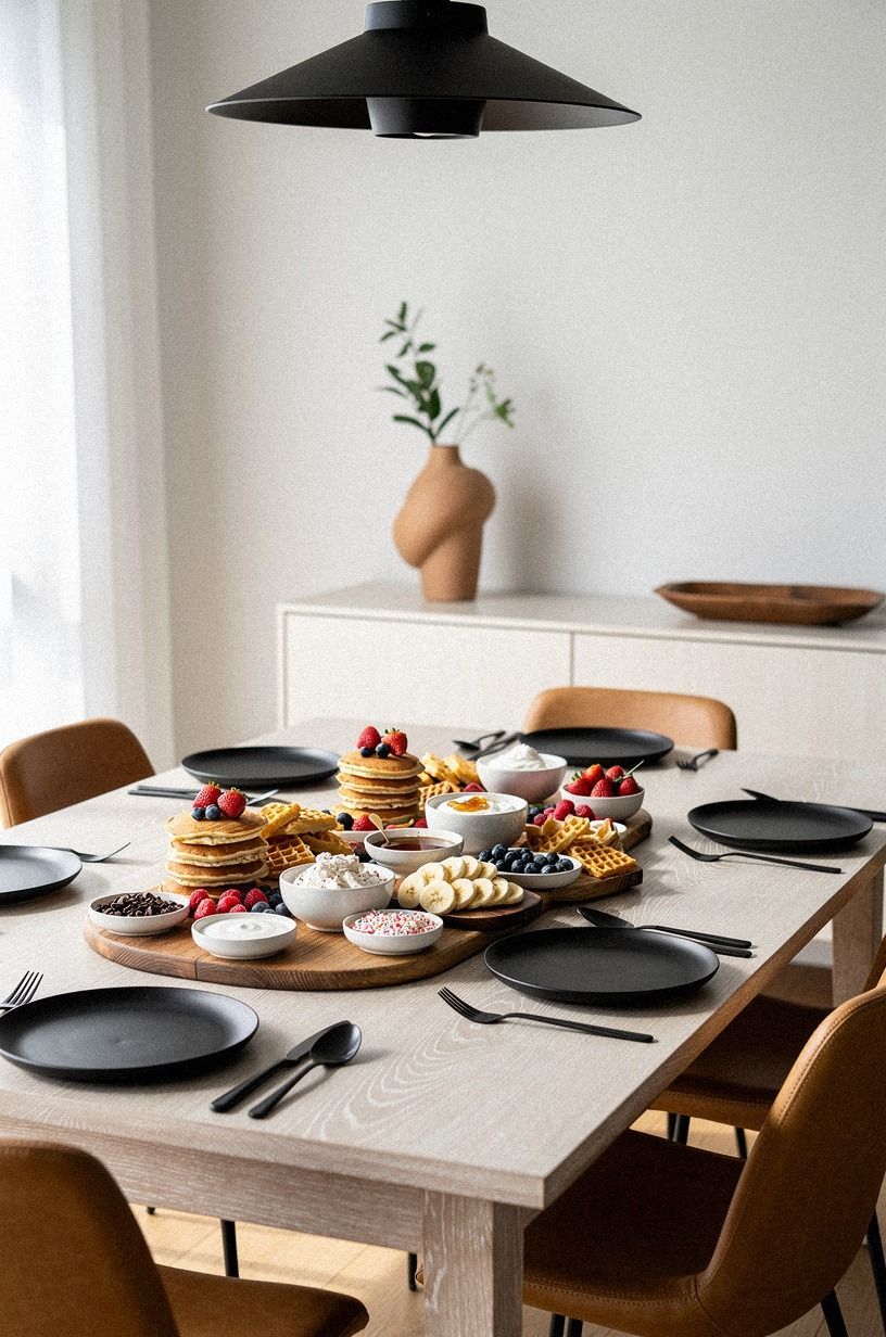 Arrange A Kid-Friendly Pancake Board
