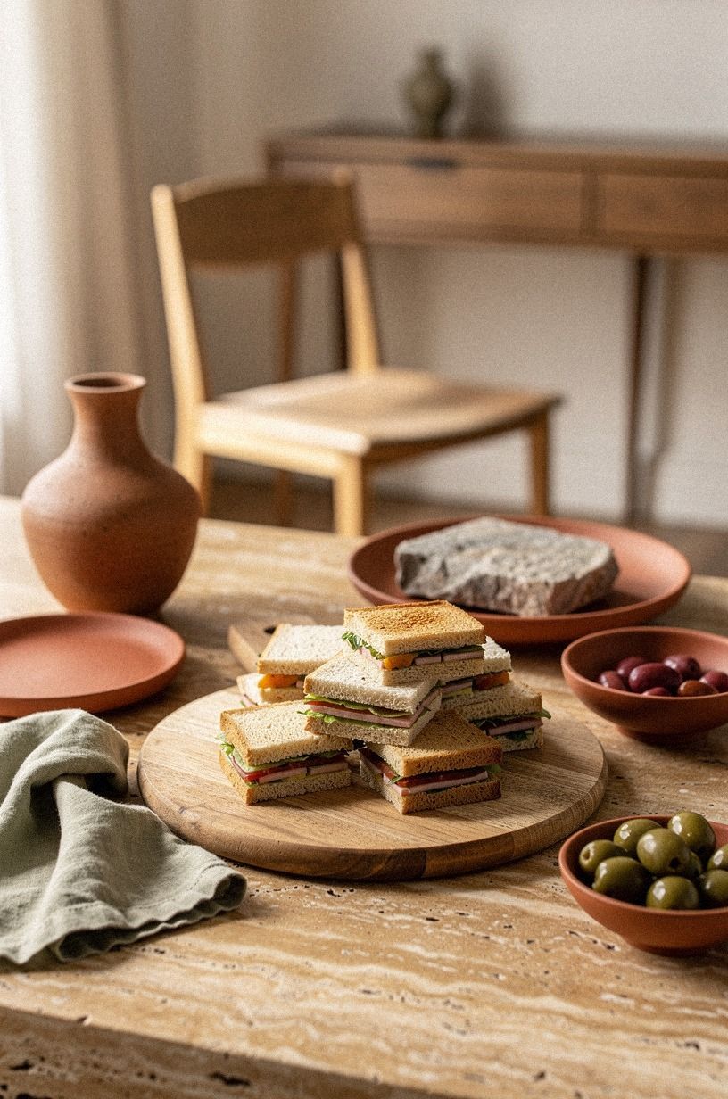 Stack Mini Sandwiches Instead Of A Full Spread