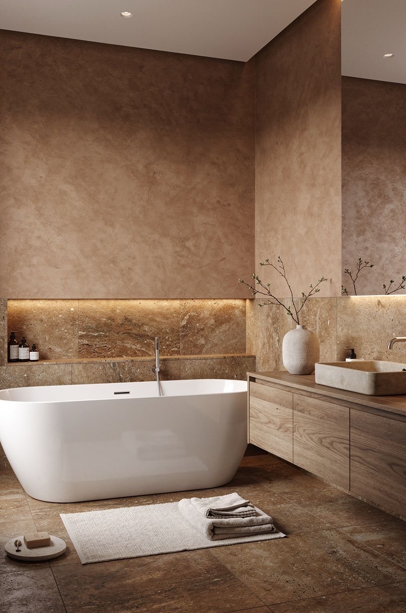 Finish the walls with Sherwin-Williams Sea Salt