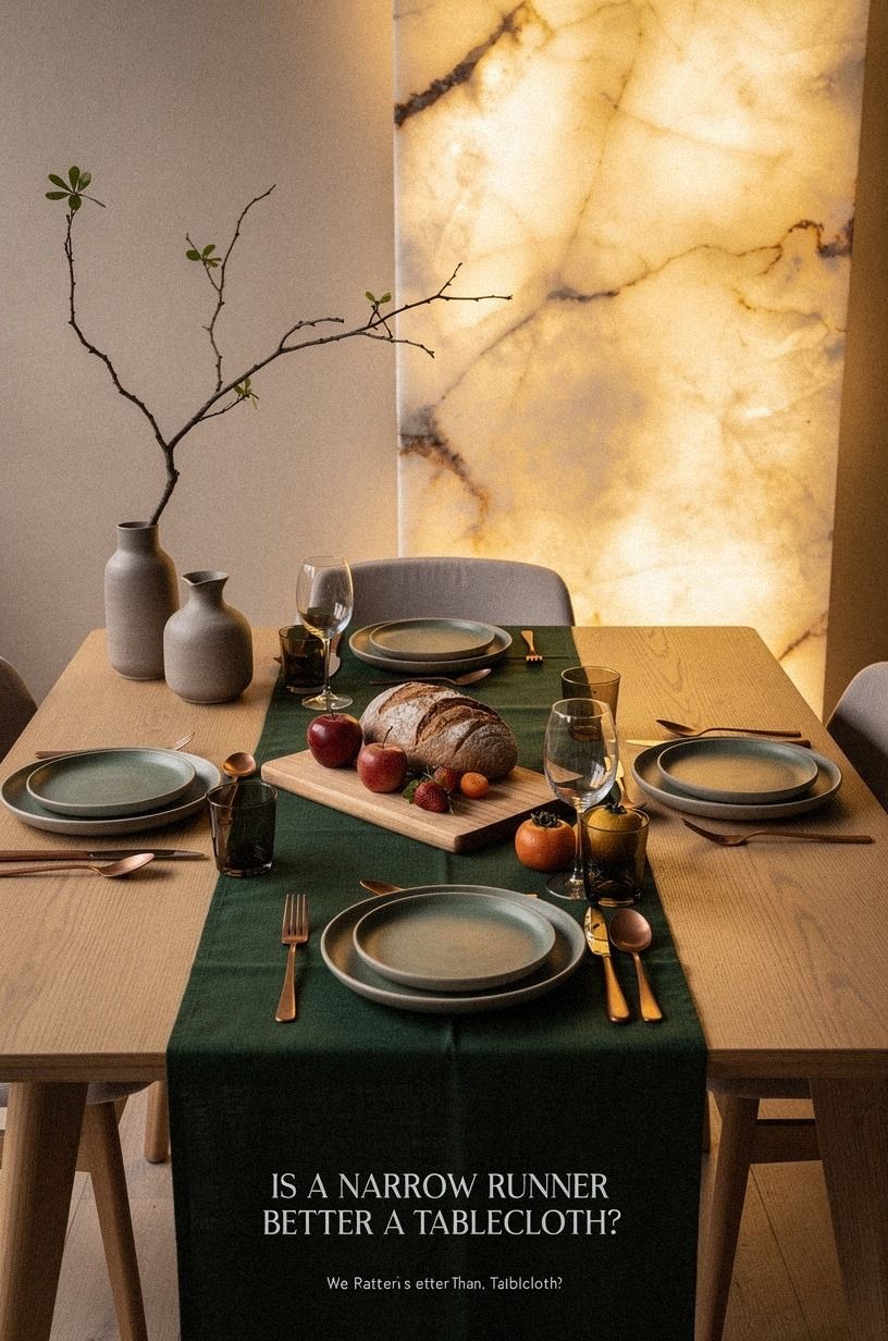 Is a Narrow Runner Better Than a Tablecloth?