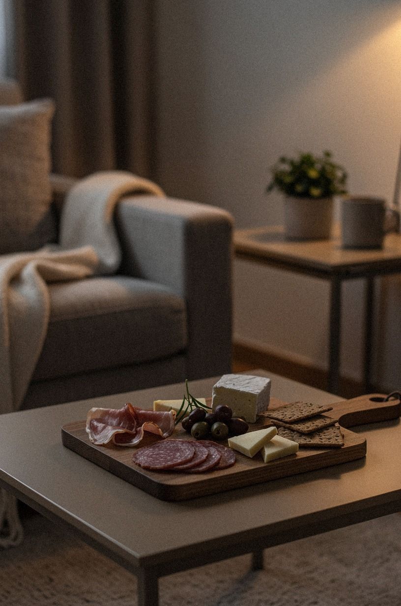 Build the One-Board Rule for charcuterie for one
