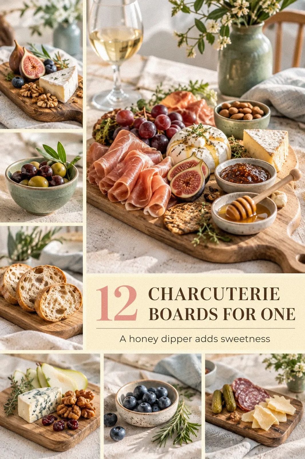I Made a Charcuterie Board for One Person on a Quiet Night, No Leftovers