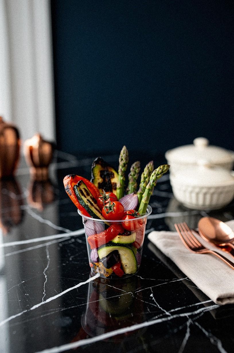 Make a Vegetarian Cup With Roasted Vegetables