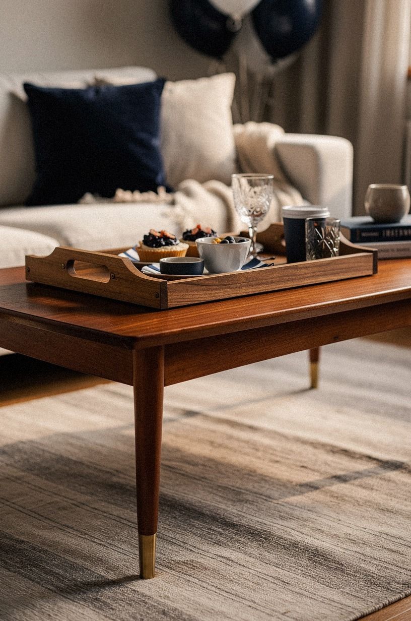 The Two-Wood Rule for Tables and Trays