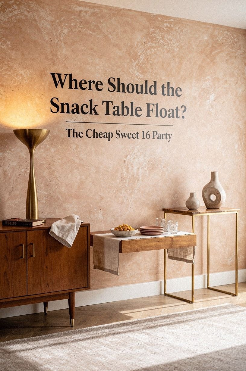 Where Should the Snack Table Float?