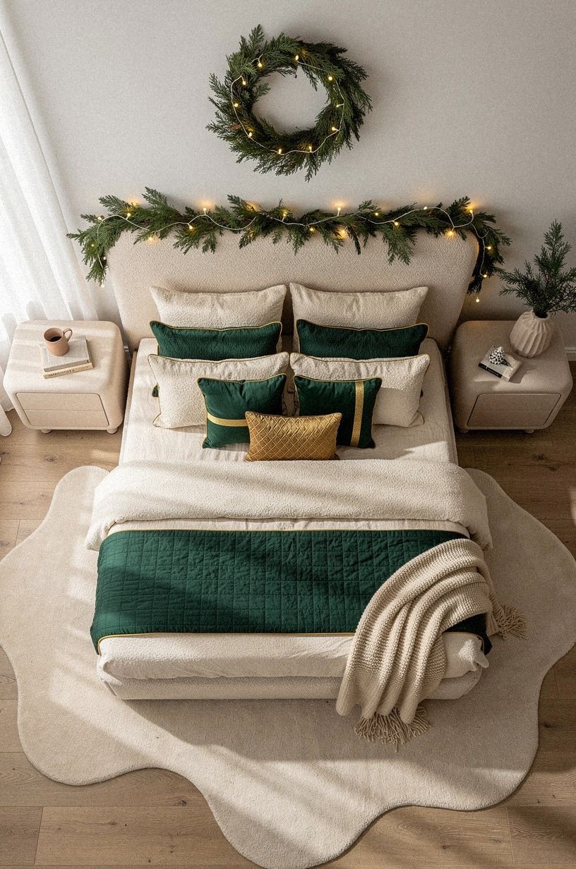 13 Christmas Bedroom Decor Touches for a Cozy Holiday Escape That Feels Magical