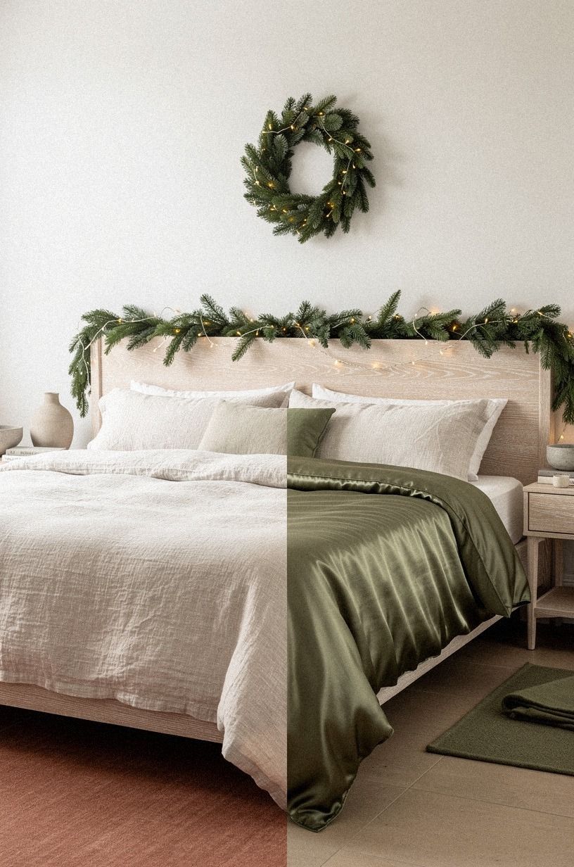 Washed Linen vs. Shiny Satin