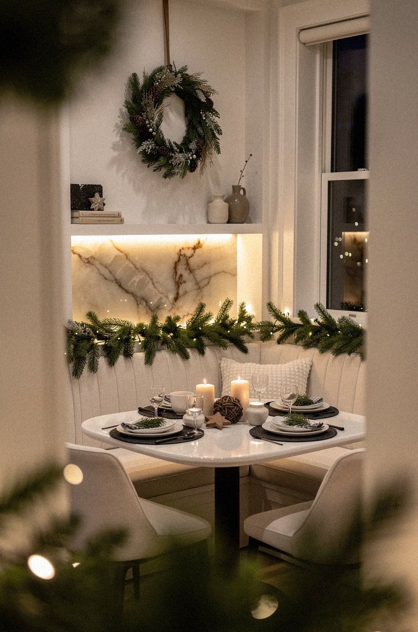 Paint the Breakfast Nook with White Dove