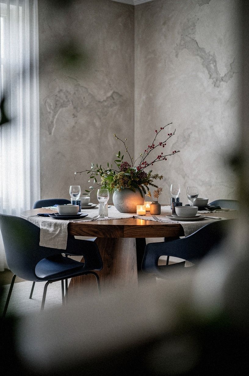 Swap Tall Candles for Low Holiday Table Centerpiece Light