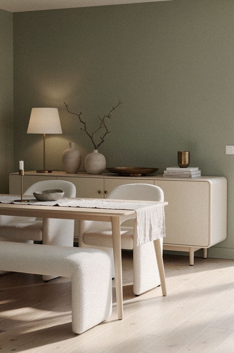 Pair White Linen With Aged Bronze