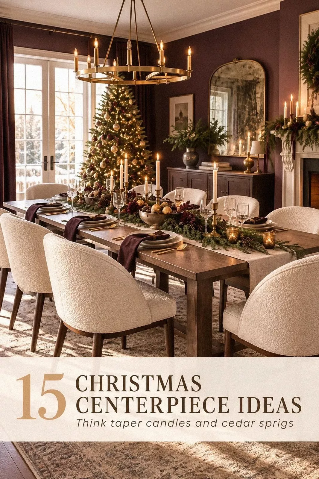 15 Christmas Centerpiece Ideas for a Dining Table That Feels Effortlessly Elegant