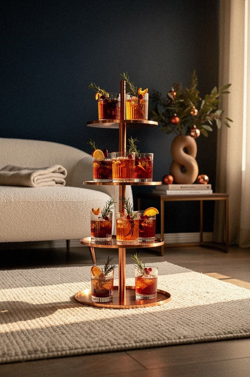 Layer the Three-Height Drink Stack