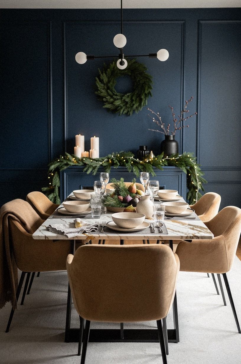 Farrow & Ball De Nimes Sets the Mood
