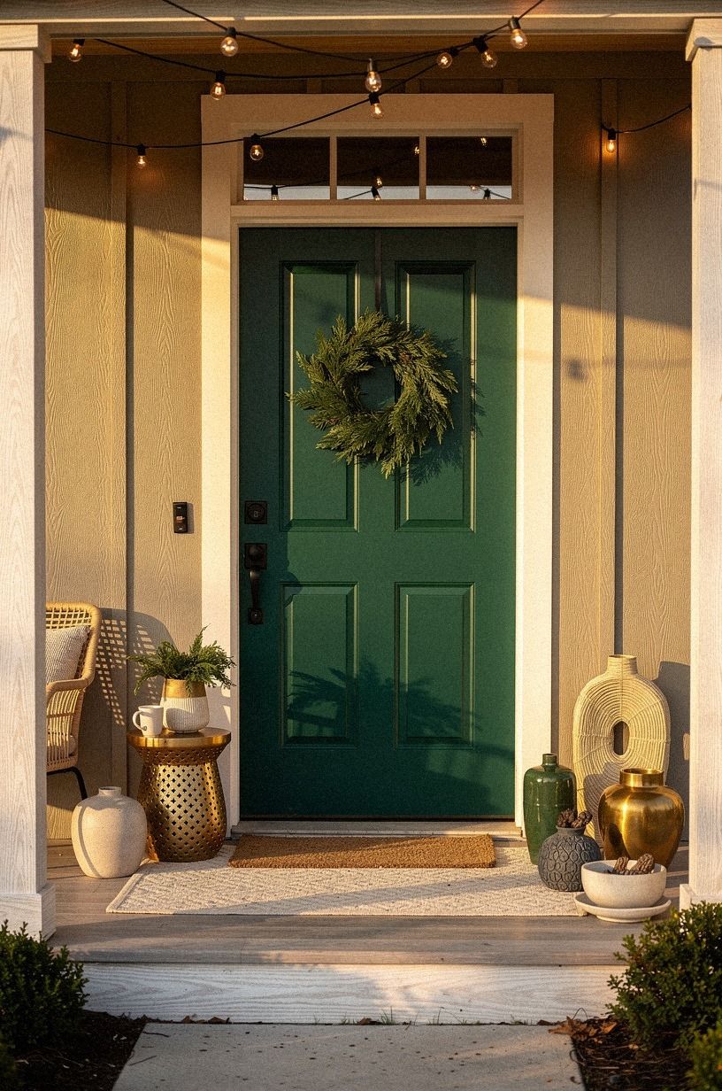 Paint the Door a Moody Holiday Color