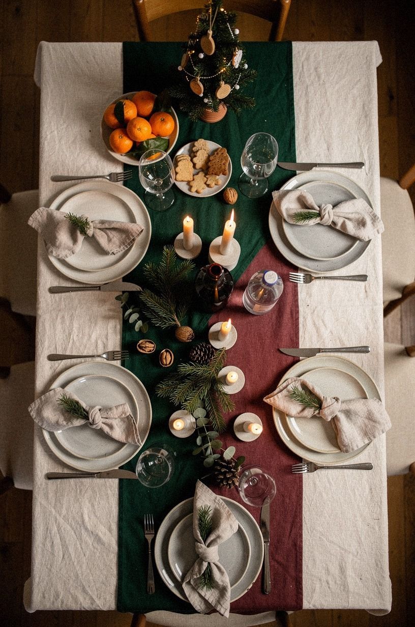 Why Layer Textiles for a Softer Christmas Eve Setting?