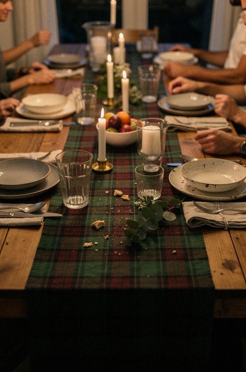 Layer the table with one strong textile