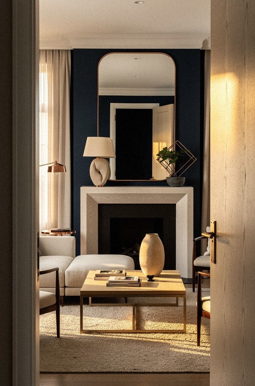 Float the Mirror Above the Mantel