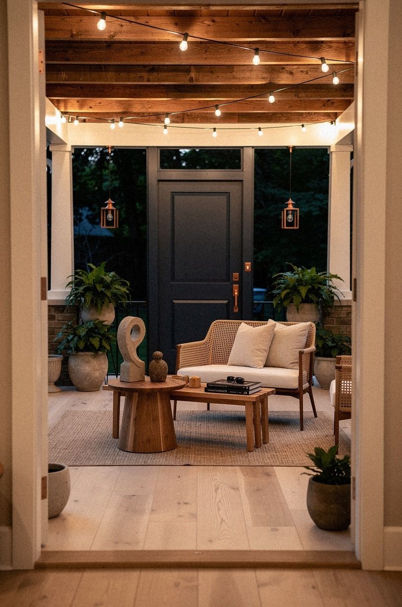 Build the Two-Wood Rule With Warm Natural Texture