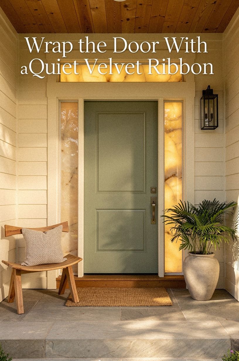 Wrap the Door With a Quiet Velvet Ribbon