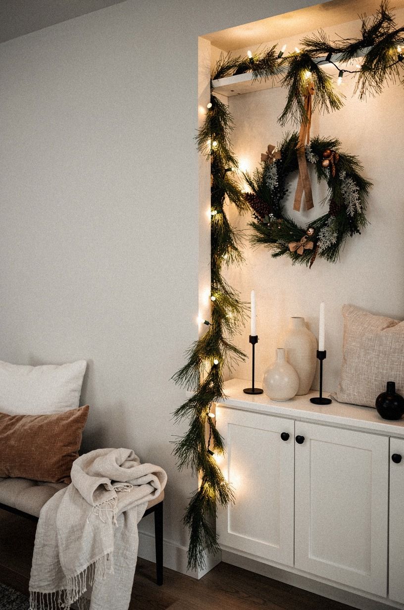Benjamin Moore White Dove Behind the Shelf