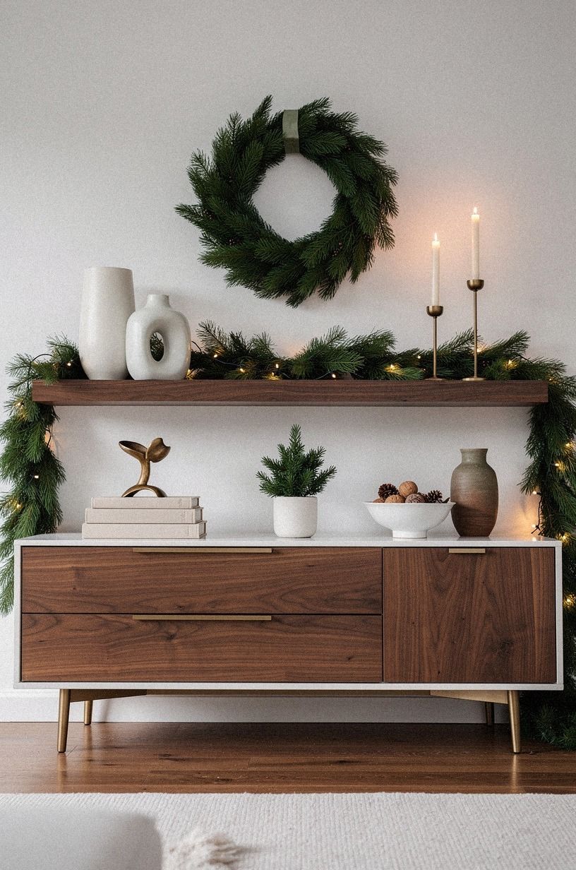 Sage and Aged Brass, Not Red Plaid