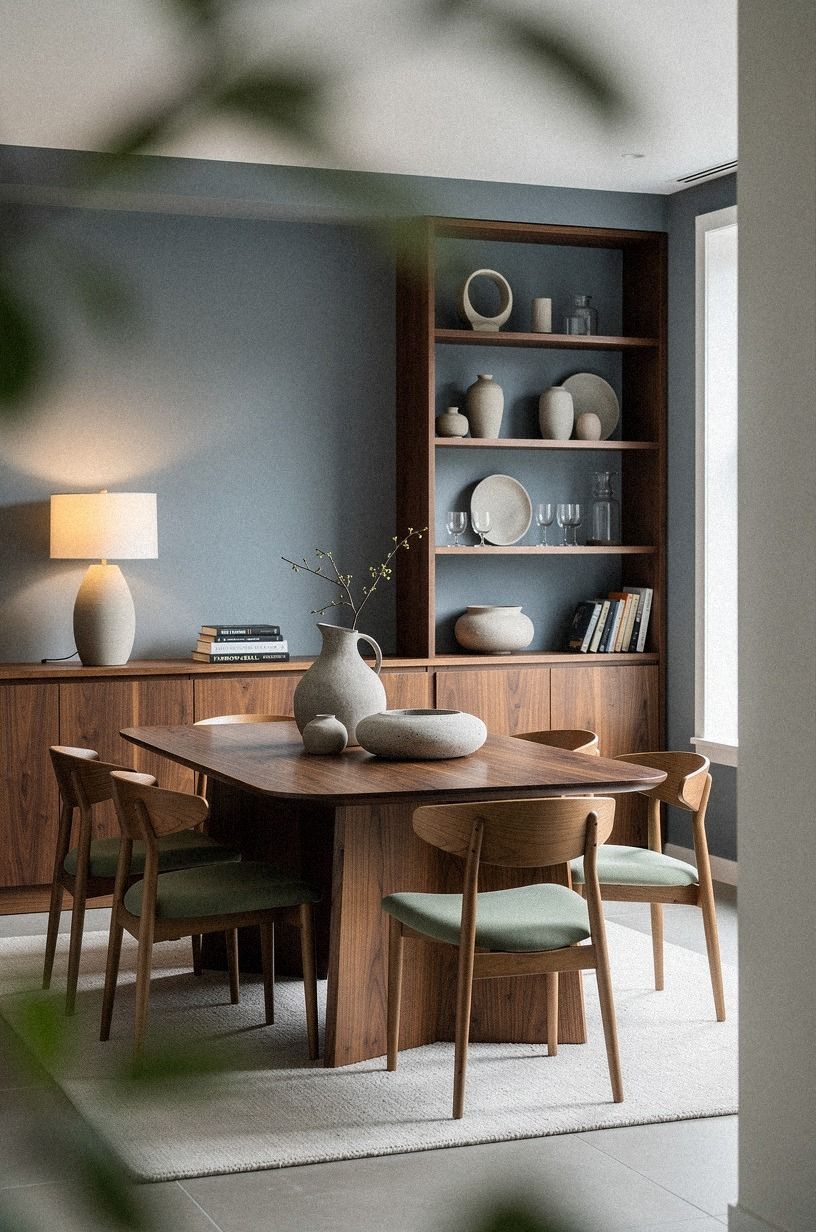 Farrow & Ball De Nimes Sets the Backdrop