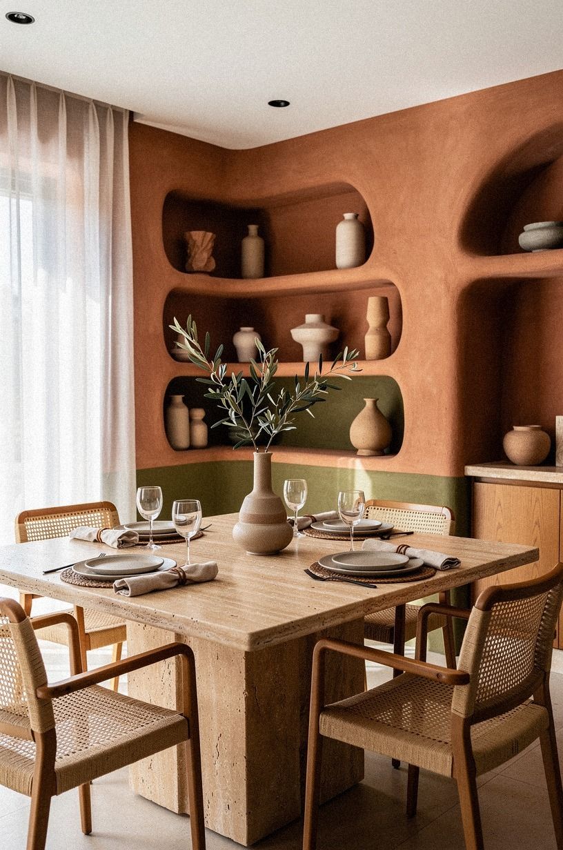 Frame the plates with soft napkins
