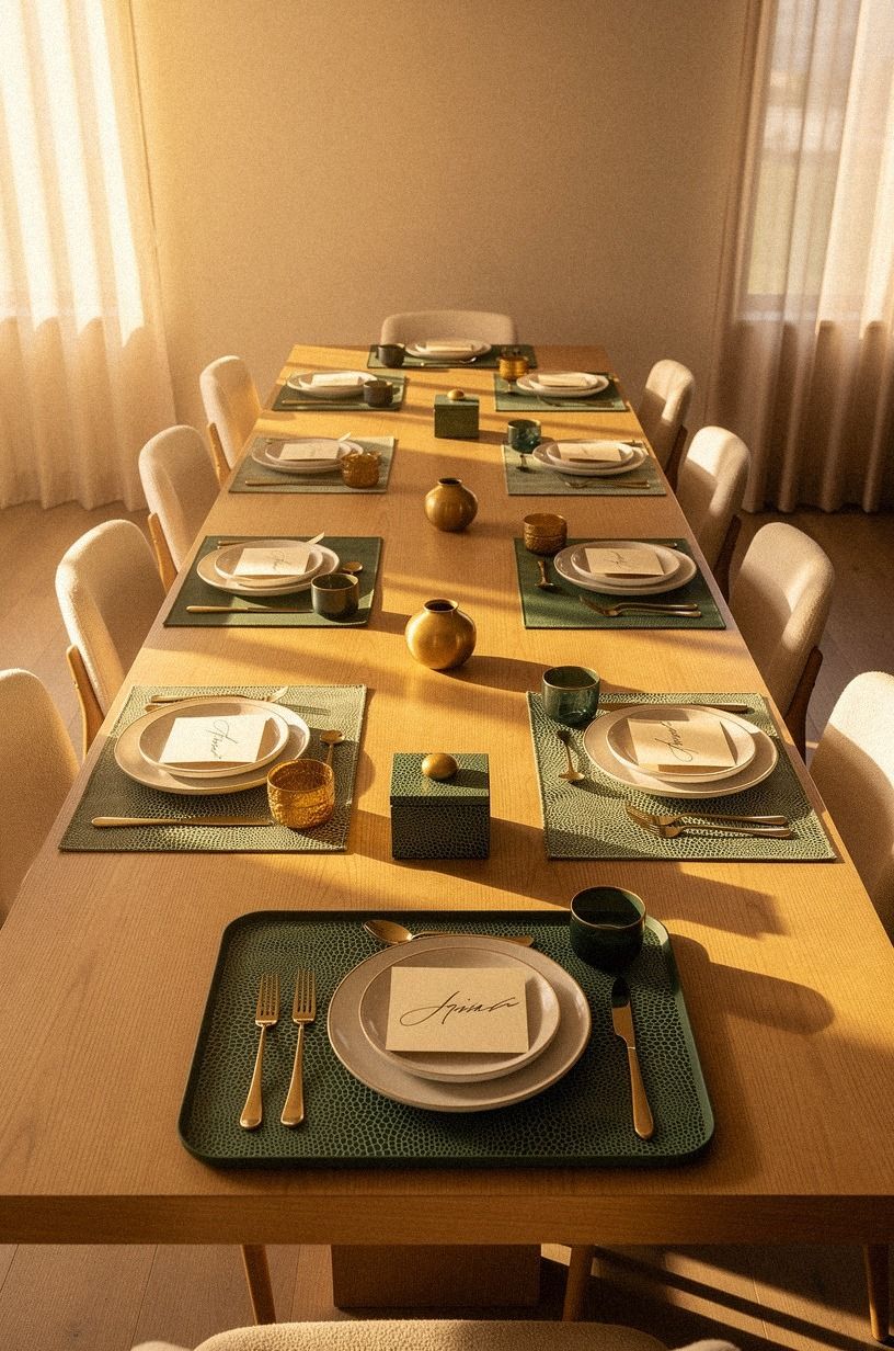 Place a handwritten card at every seat