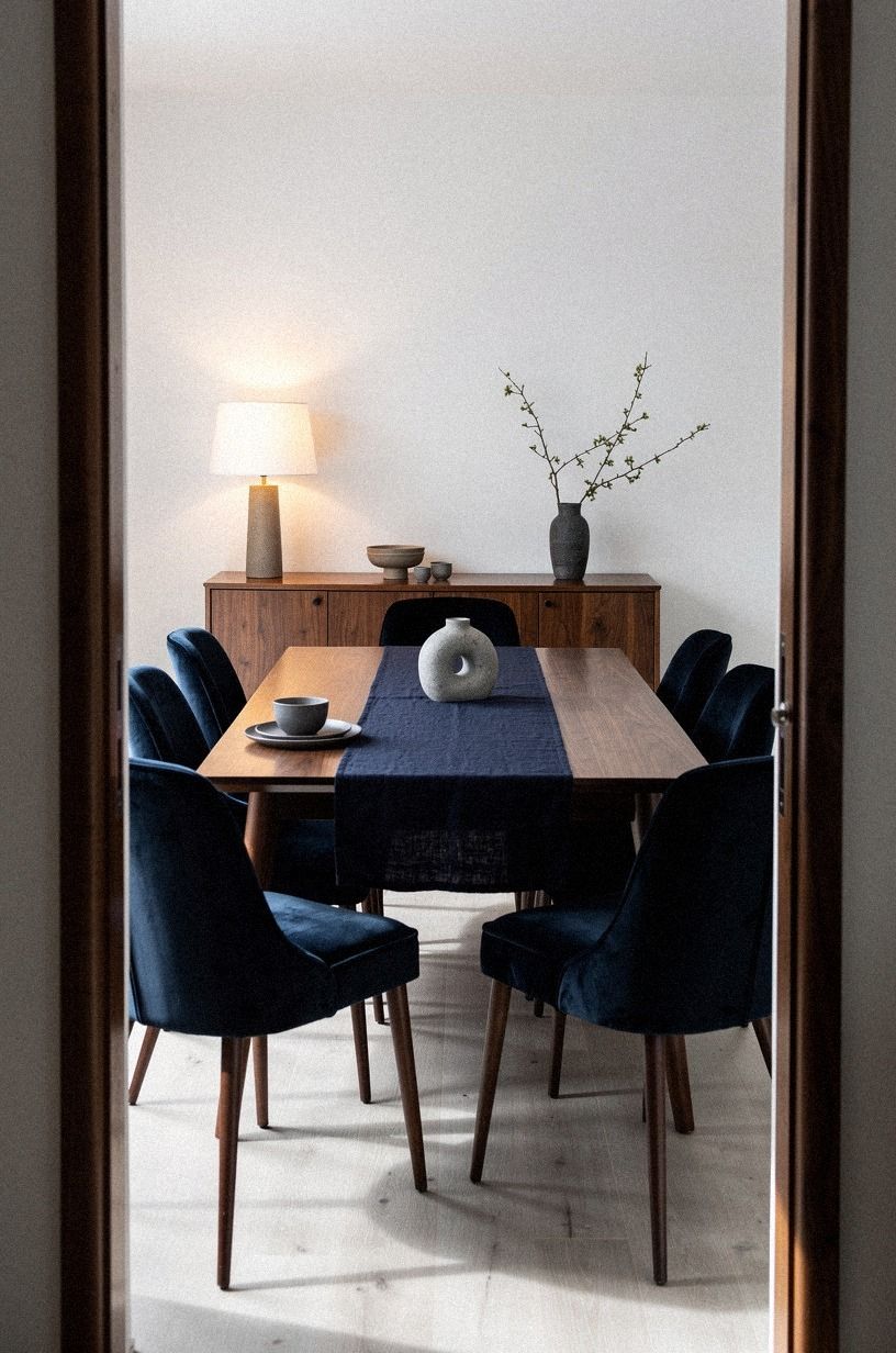 Why dark linens beat a white tablecloth
