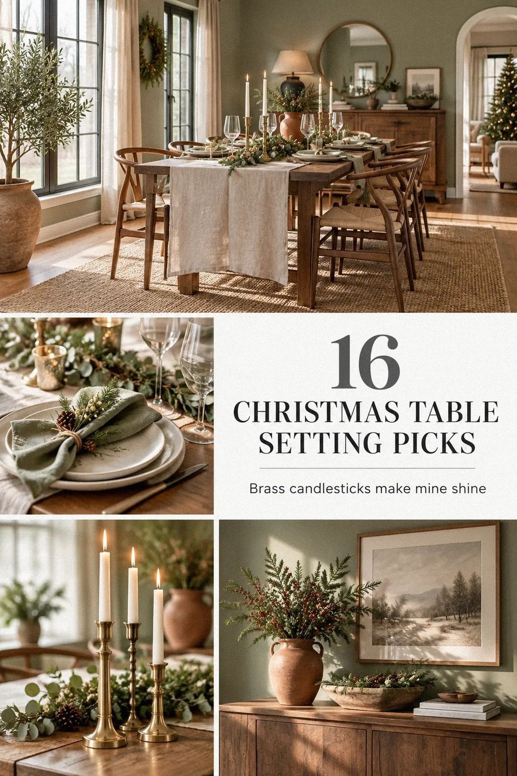 I Struggled to Make Christmas Dinner Feel Special, These Table Settings Finally Did It