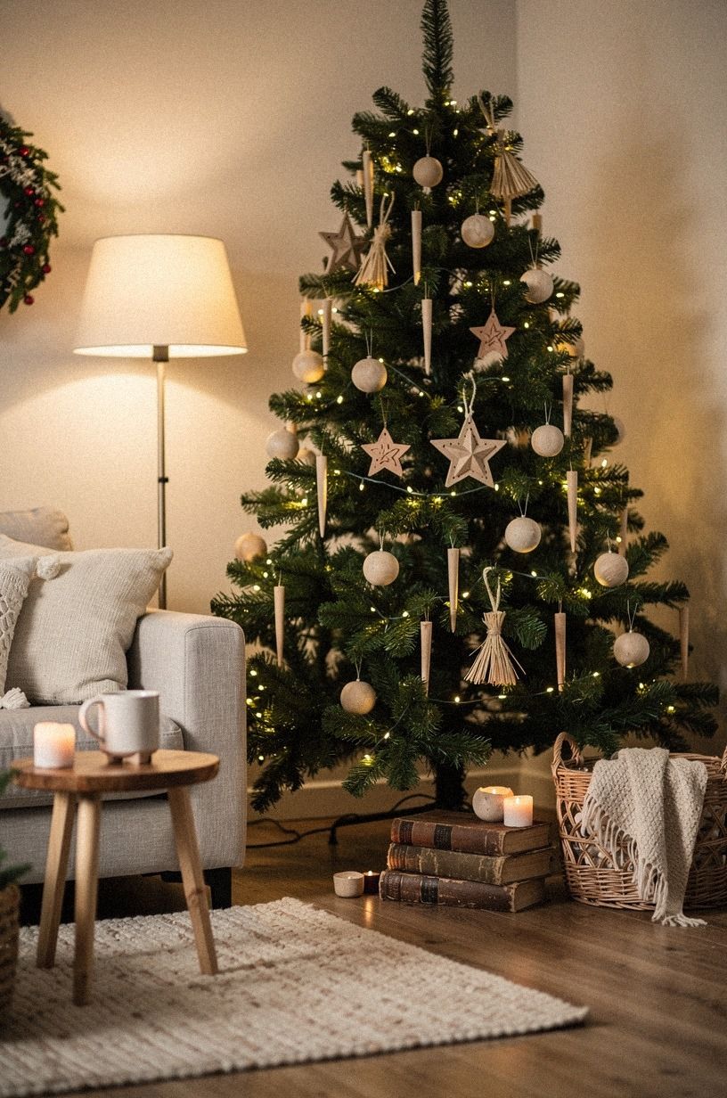 Build the Two-Wood Rule for a Themed Christmas Tree