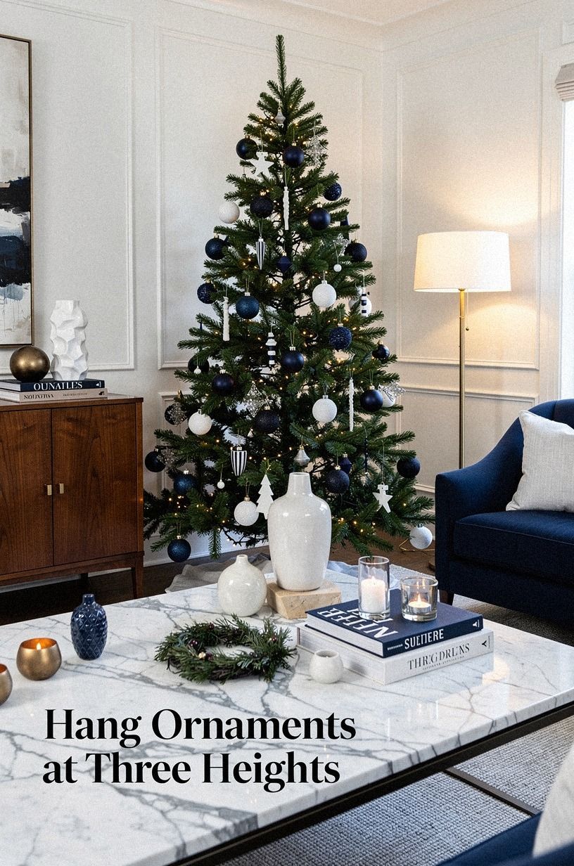 Hang Ornaments at Three Heights