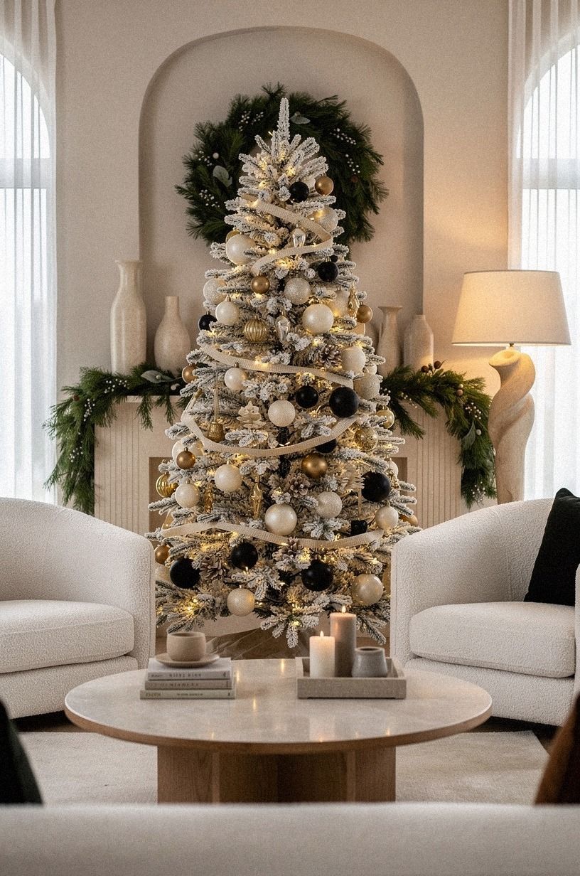 Layer ivory ornaments with aged brass