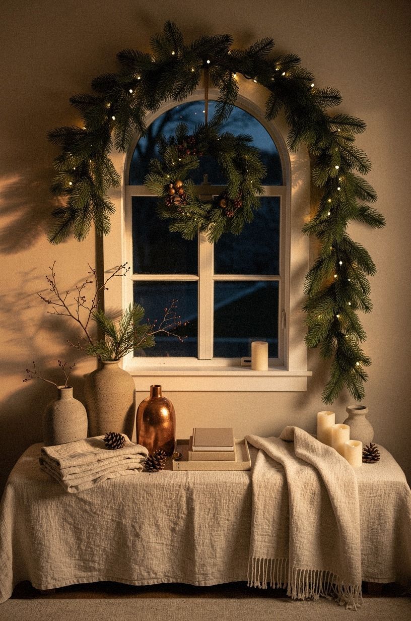 Frame the View With a Simple Evergreen Arch