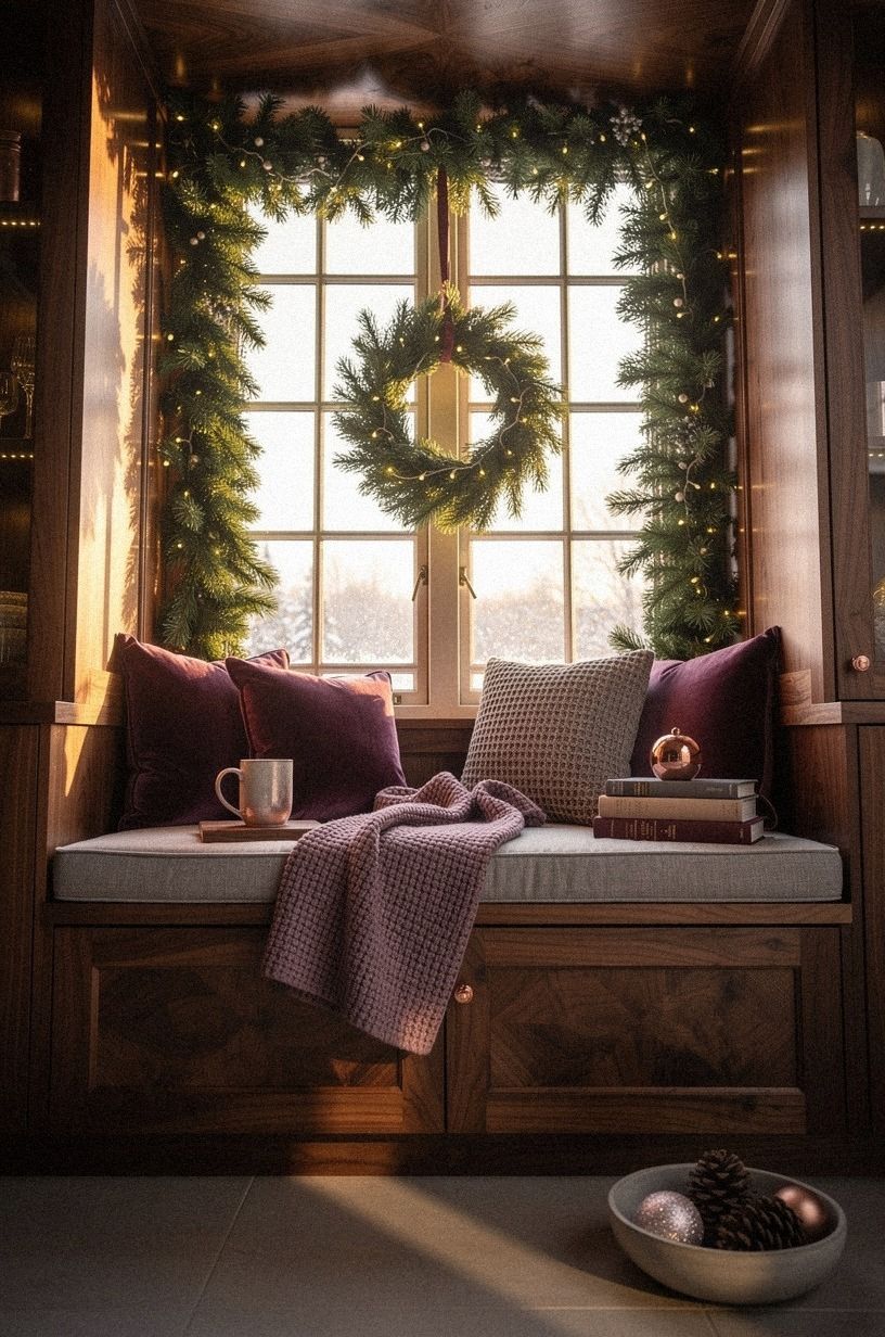 Style a Window Seat With Winter Textures