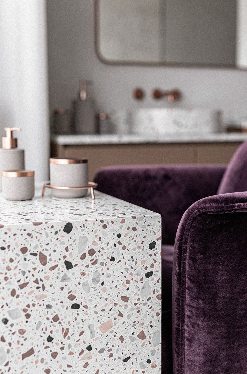 Anchor the Room With a Terrazzo Counter