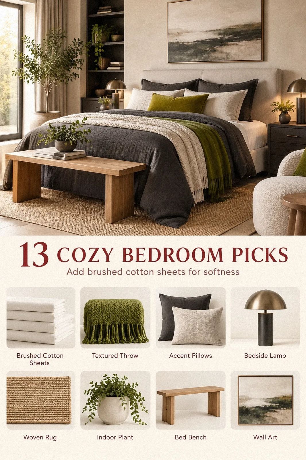 13 Cozy Bedroom Ideas for Winter That Make You Want to Hibernate All Season