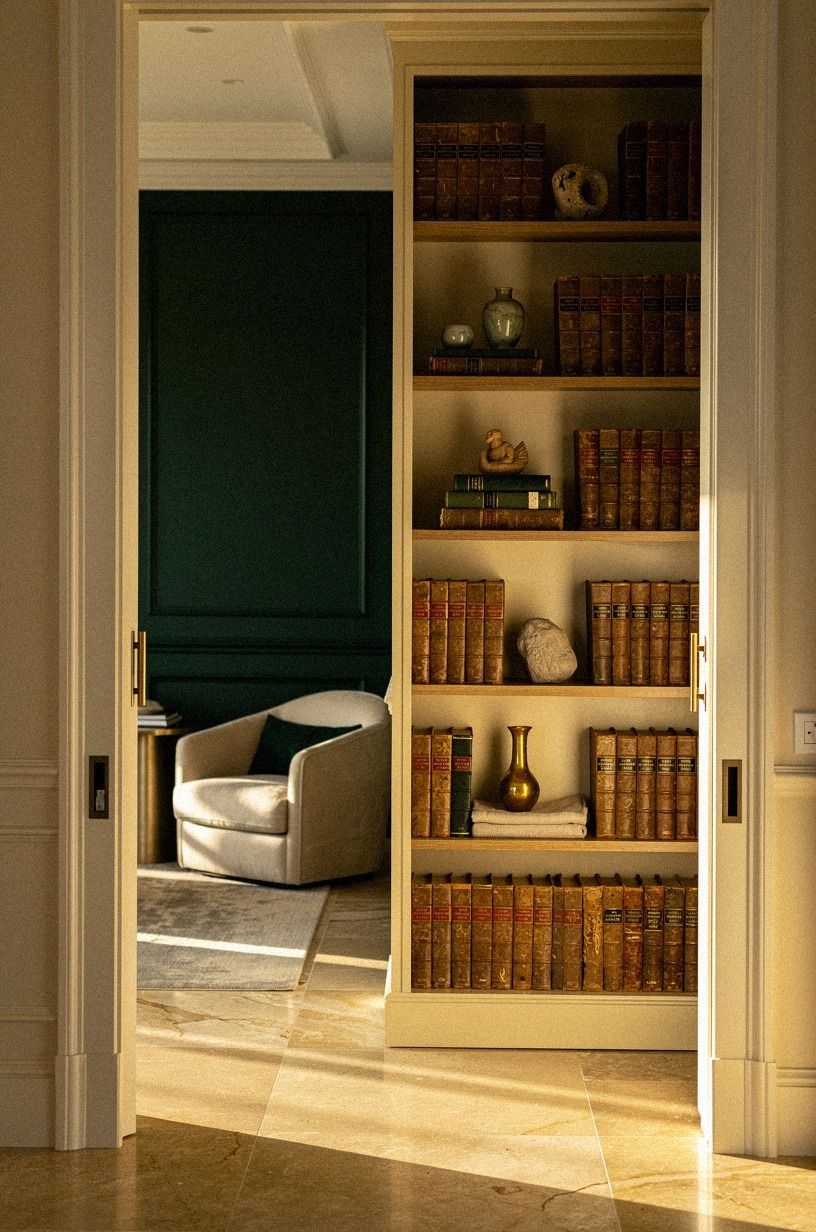 Mix Old Books With a Clear Shelf Rhythm