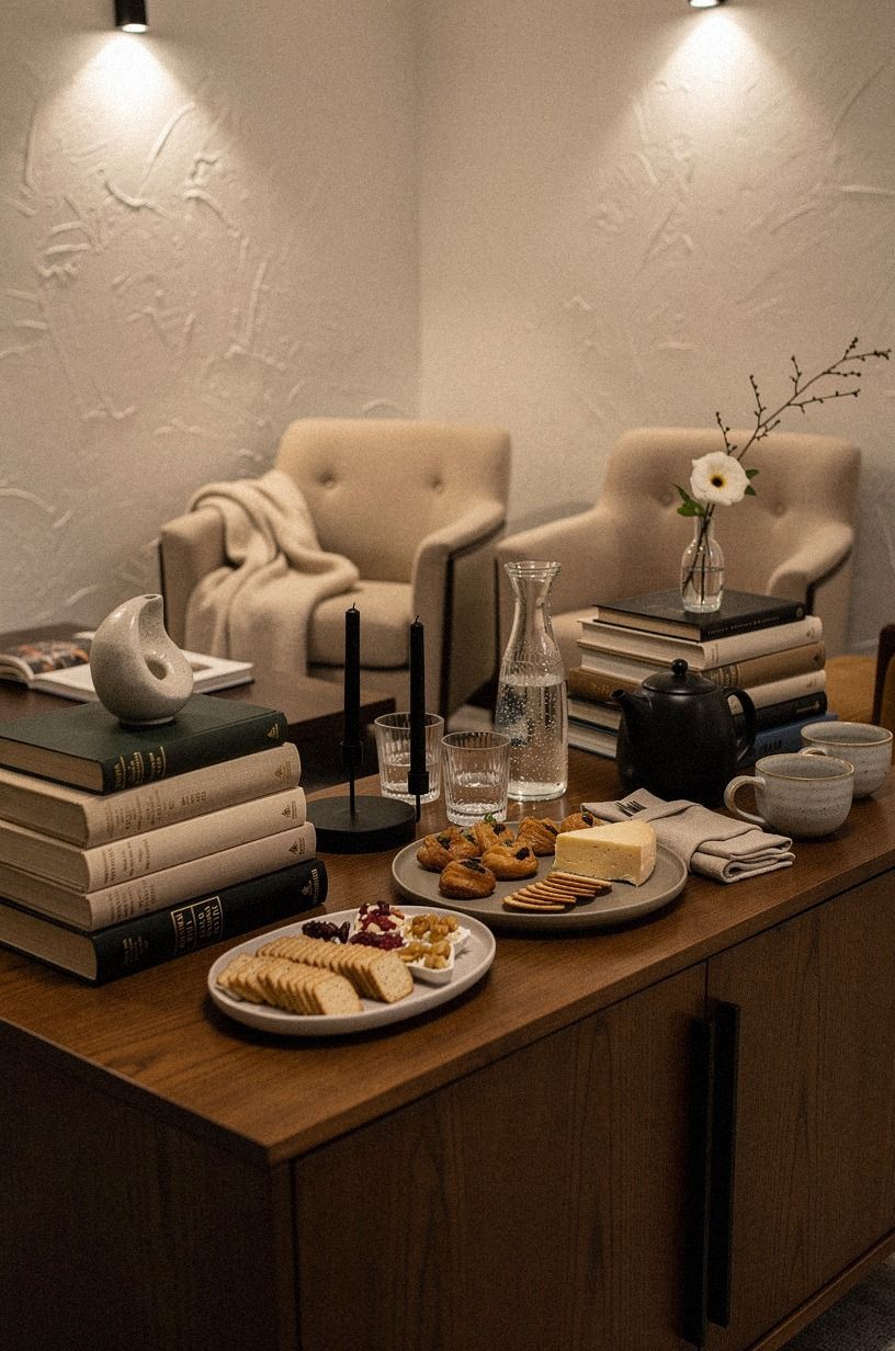Set a Bookish Snack Station